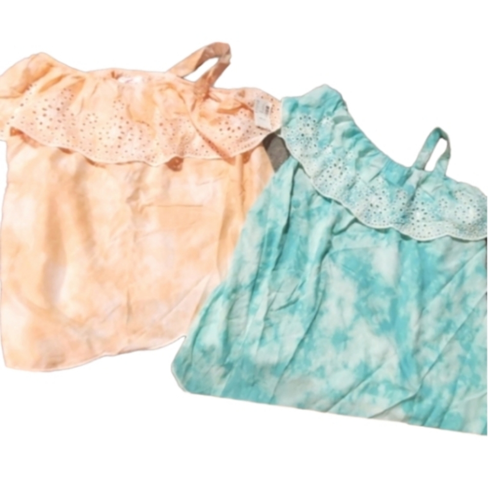 18 justice assymetrical Off Shoulder dressy tops